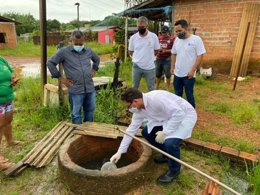 higienização de poços