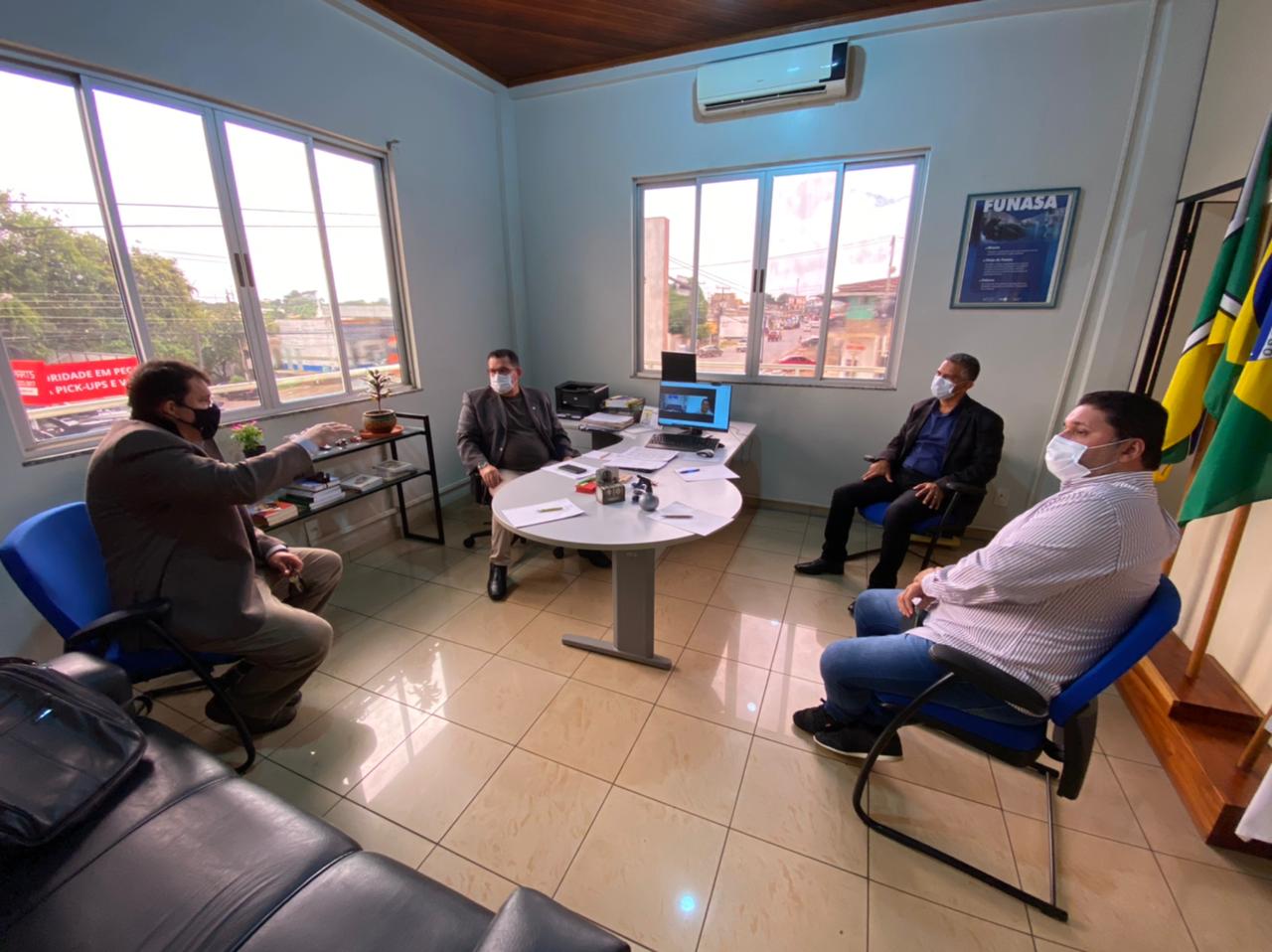 Reunião com o juiz federal João Bosco