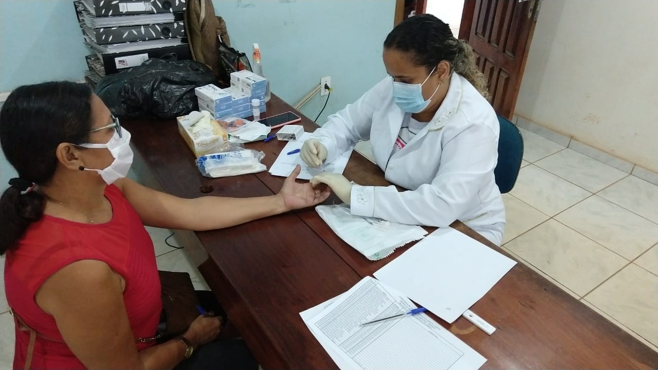 Testes realizados em Santana