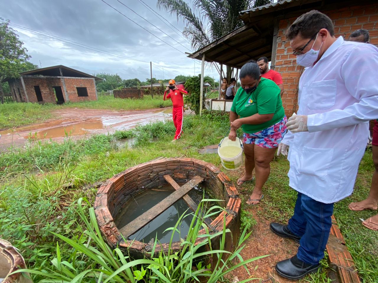 higienização de poços