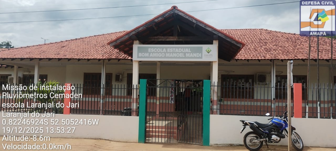 Imagem 08: Escola Est. Bom Amigo Manoel Mandi- Laranjal do Jari 