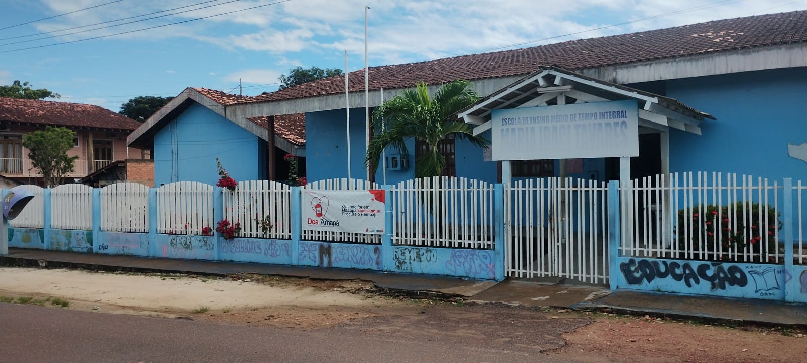 Imagem 16: Escola Est. Maria Iraci Tavares em Ferreira Gomes. Prédio público aprovado pelo CEMADEM.