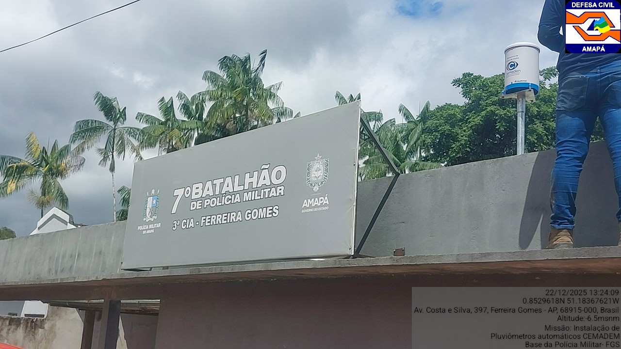 Imagem 14: Quartel da Polícia Militar em Ferreira Gomes. Prédio público aprovado pelo CEMADEM.