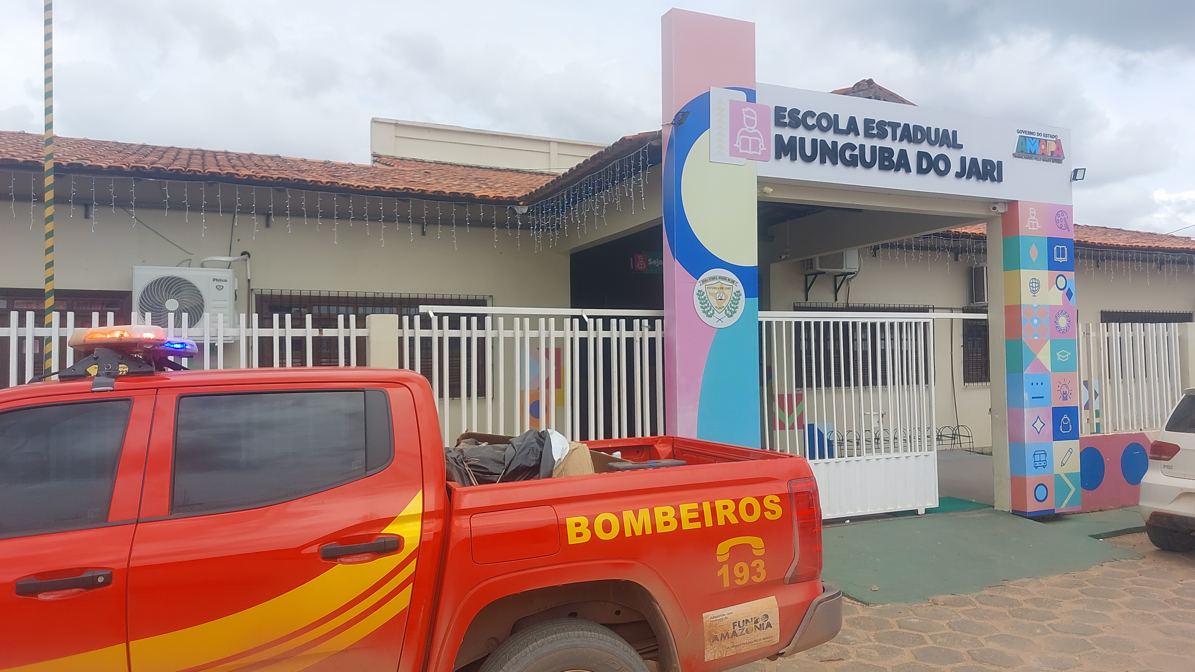 Imagem 12: Escola Est. Munguba do Jari- Vitória do Jarí. Prédio público aprovado pelo CEMADEM.