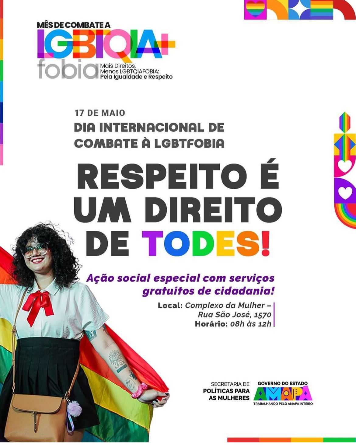 Respeito é um direito de todes.