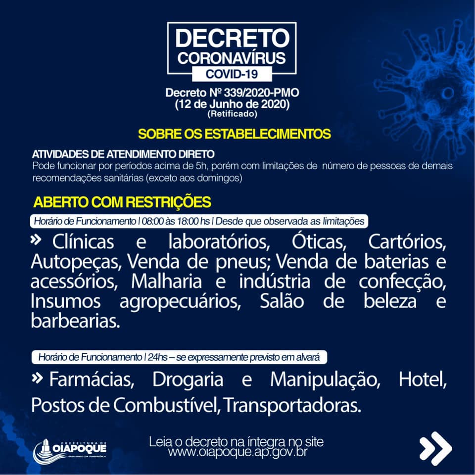Retificação do Decreto de N° 339-2020 03