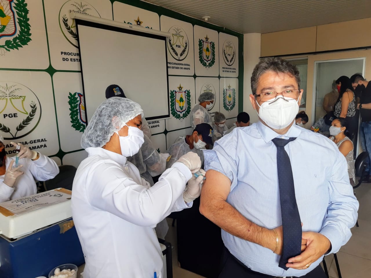 vacina contra sarampo também foi realizada