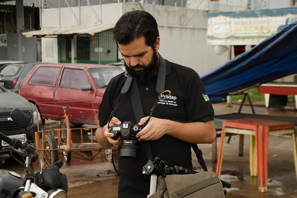 Foto de aluno do curso de Fotografia 2018 do Cidadão Digital