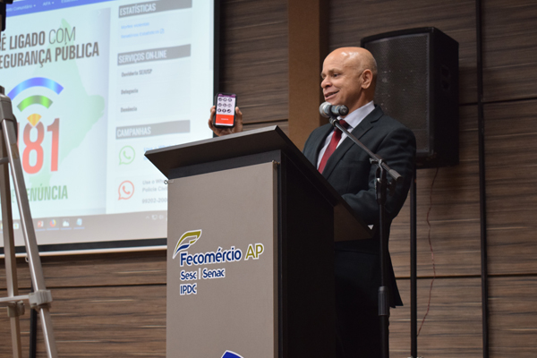 Lançamento do App 'Denúncias 181 Amapá' e do sistema 'Alerta Celular Amapá'