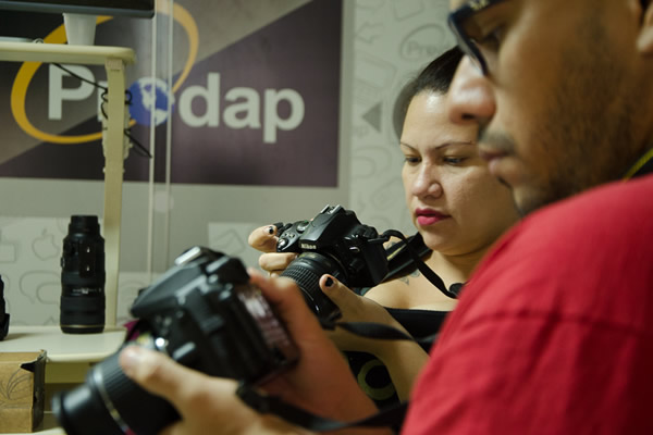 Foto de aluno do curso de Fotografia 2018 do Cidadão Digital