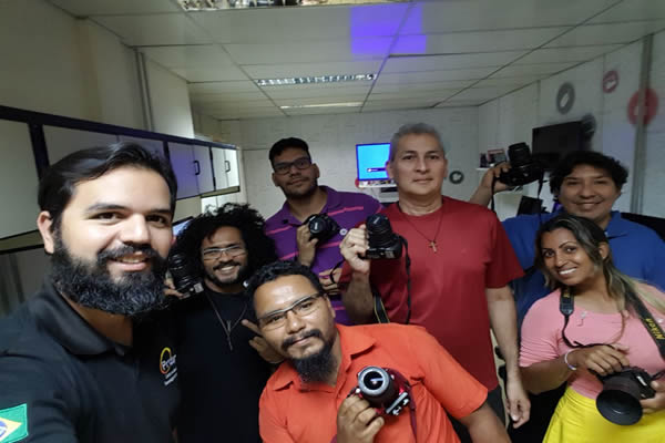 Foto de aluno do curso de Fotografia 2018 do Cidadão Digital