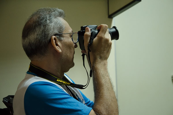 Foto de aluno do curso de Fotografia 2018 do Cidadão Digital
