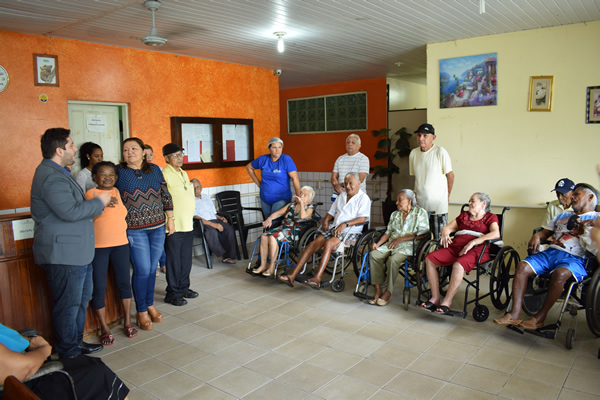 Ação solidária do projeto social do Prodap 