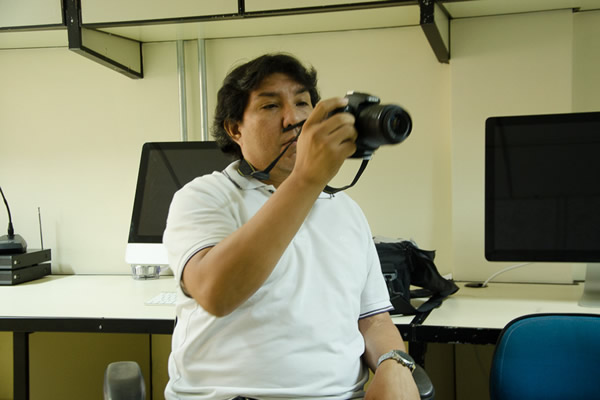 Foto de aluno do curso de Fotografia 2018 do Cidadão Digital