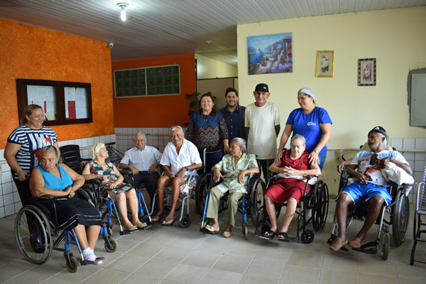 Ação solidária do projeto social do Prodap 