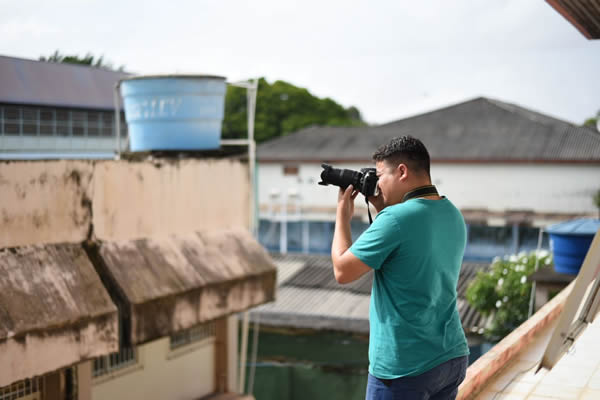 Foto de aluno do curso de Fotografia 2018 do Cidadão Digital