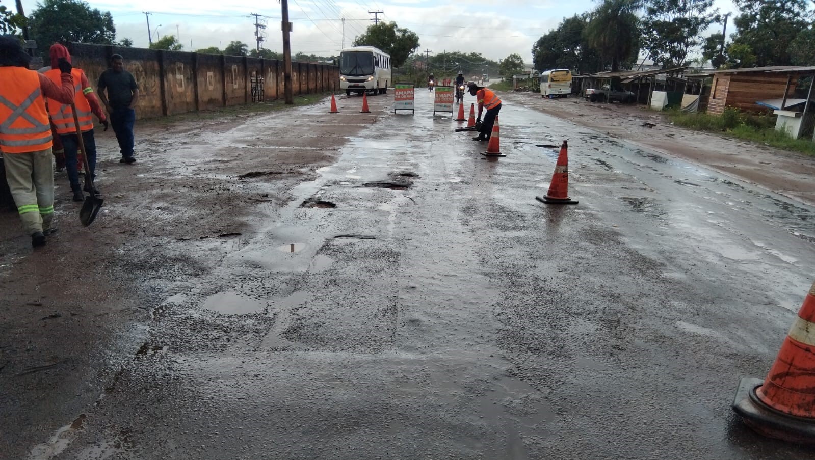 Manutenção das rodovias