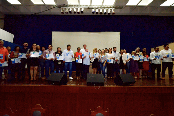 Servidores homenageados
