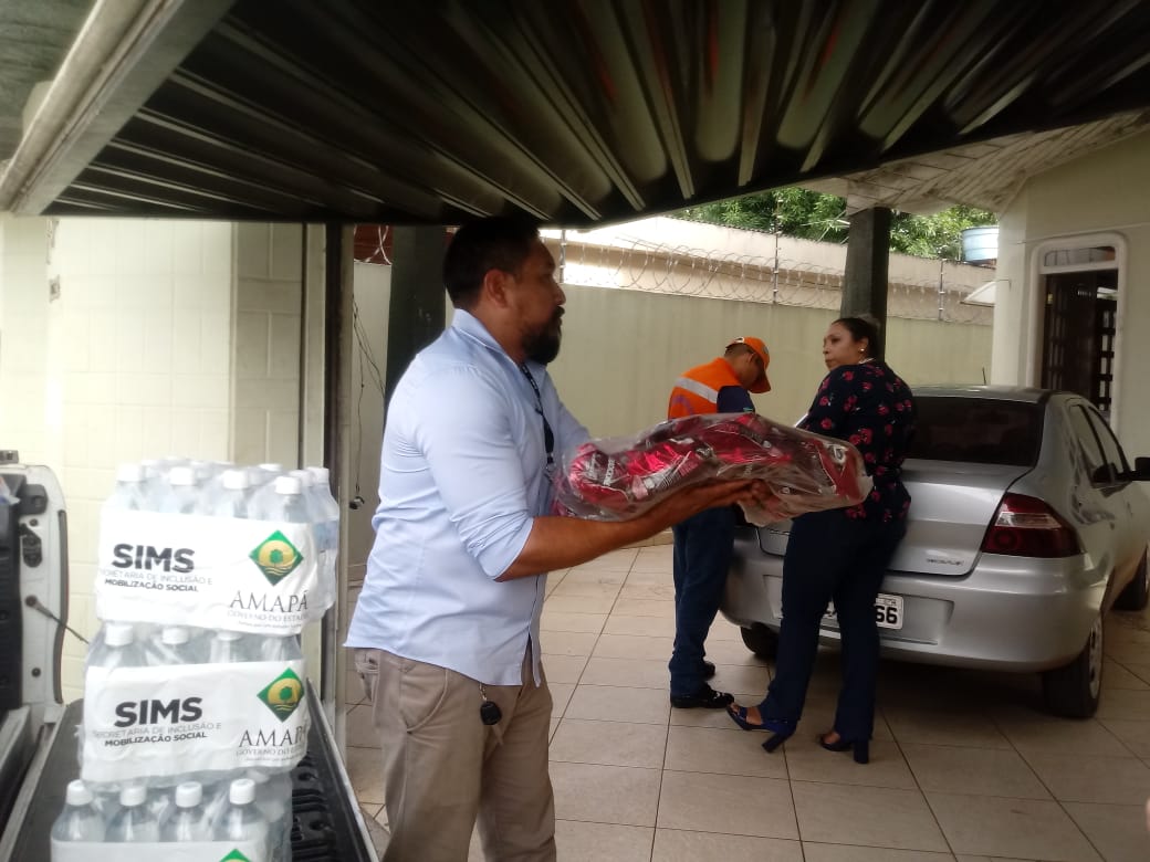 entrega dos suprimentos