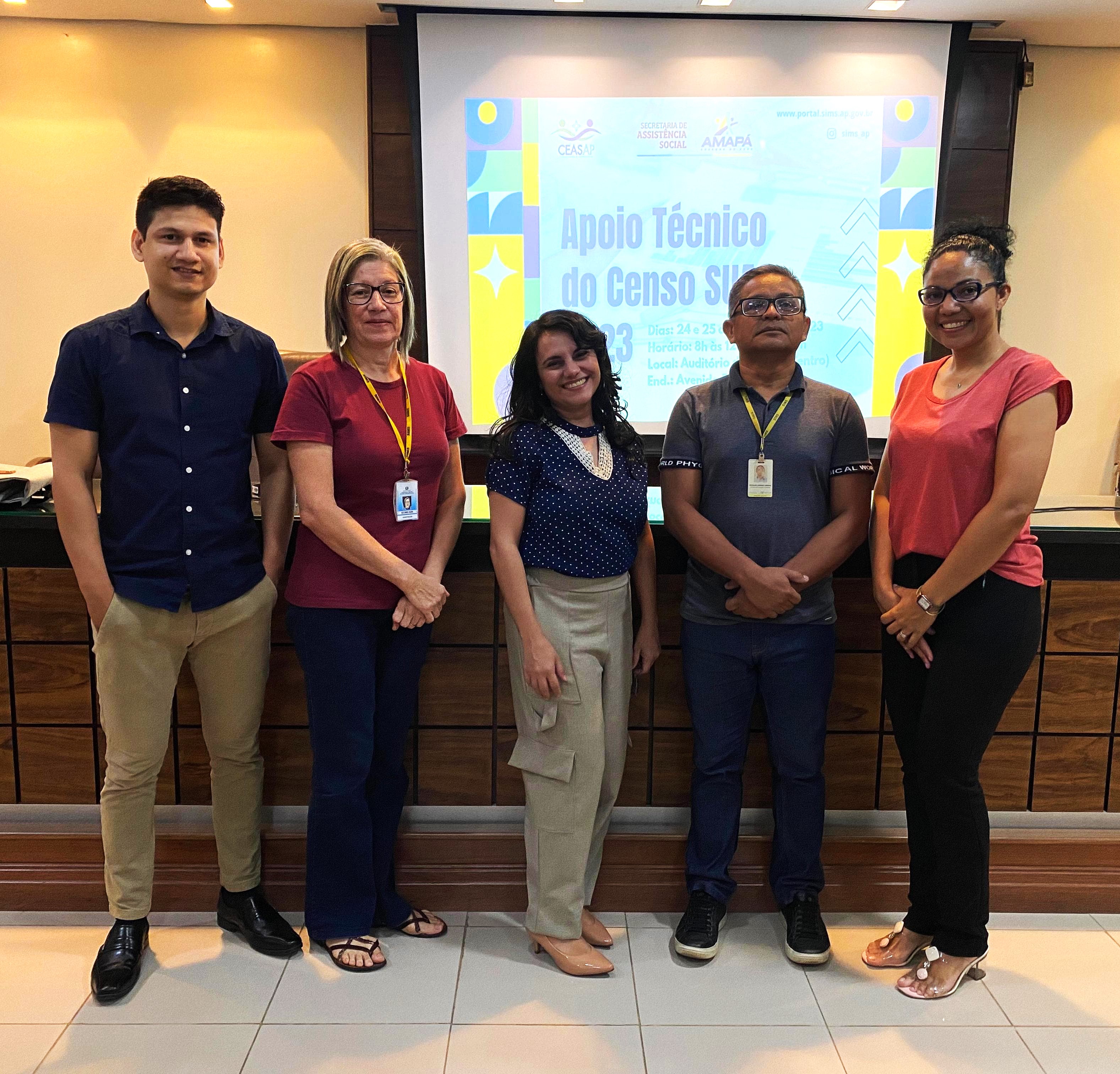 Equipe técnica da Secretaria da Assistência Social