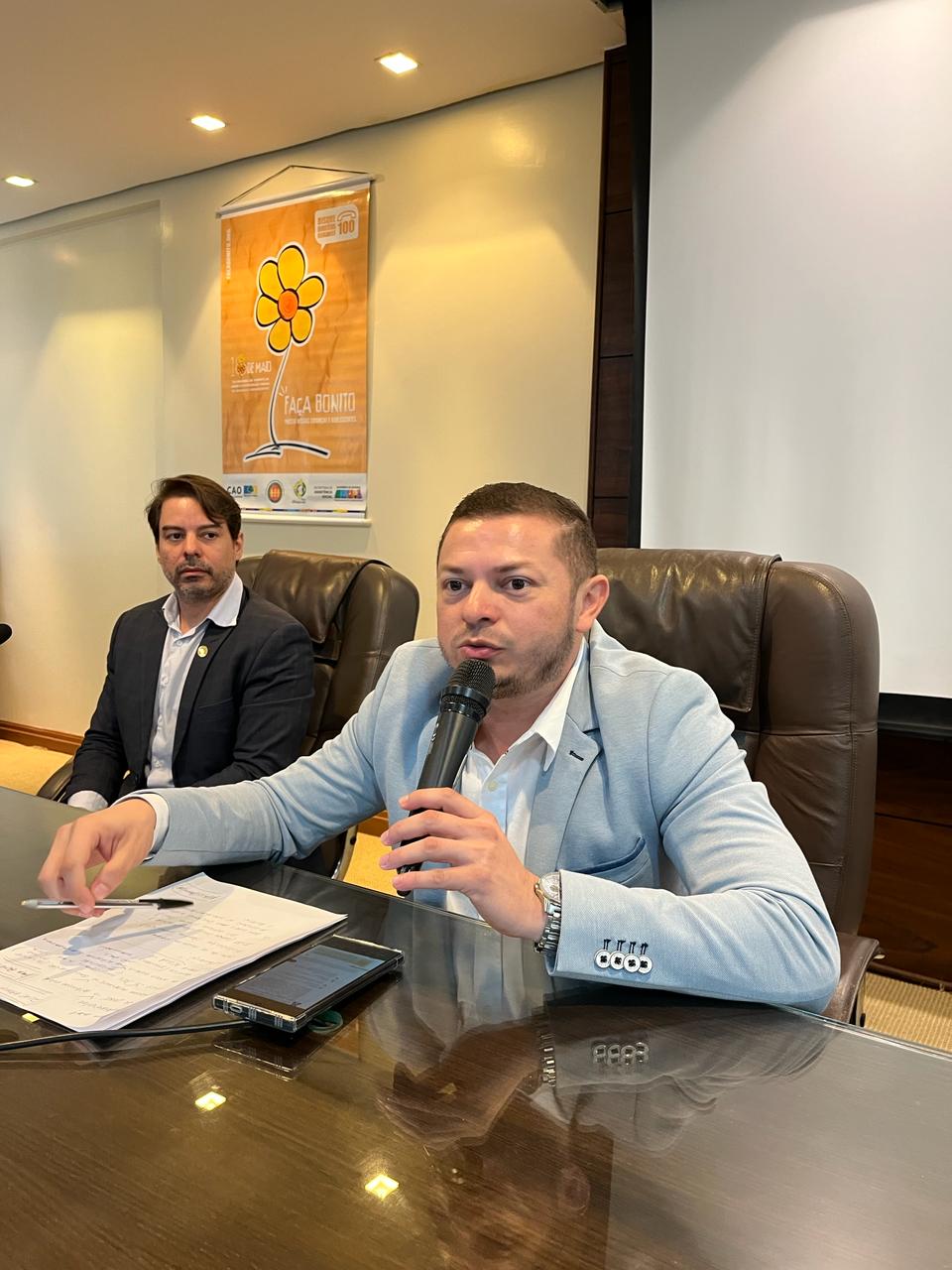 Secretário adjunto de Assistência Social, Hugo Paranhos.