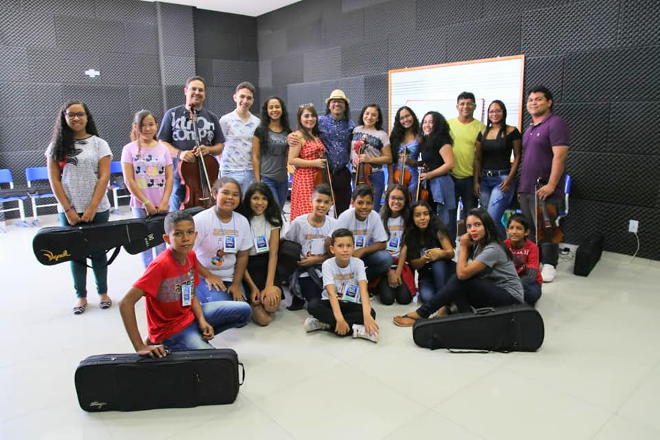 Pedra Branca participam de recital no Centro de Música Walkíria Lima