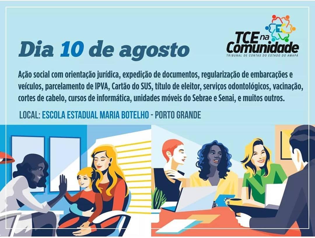 Agência Amapá participa da Ação TCE na Comunidade