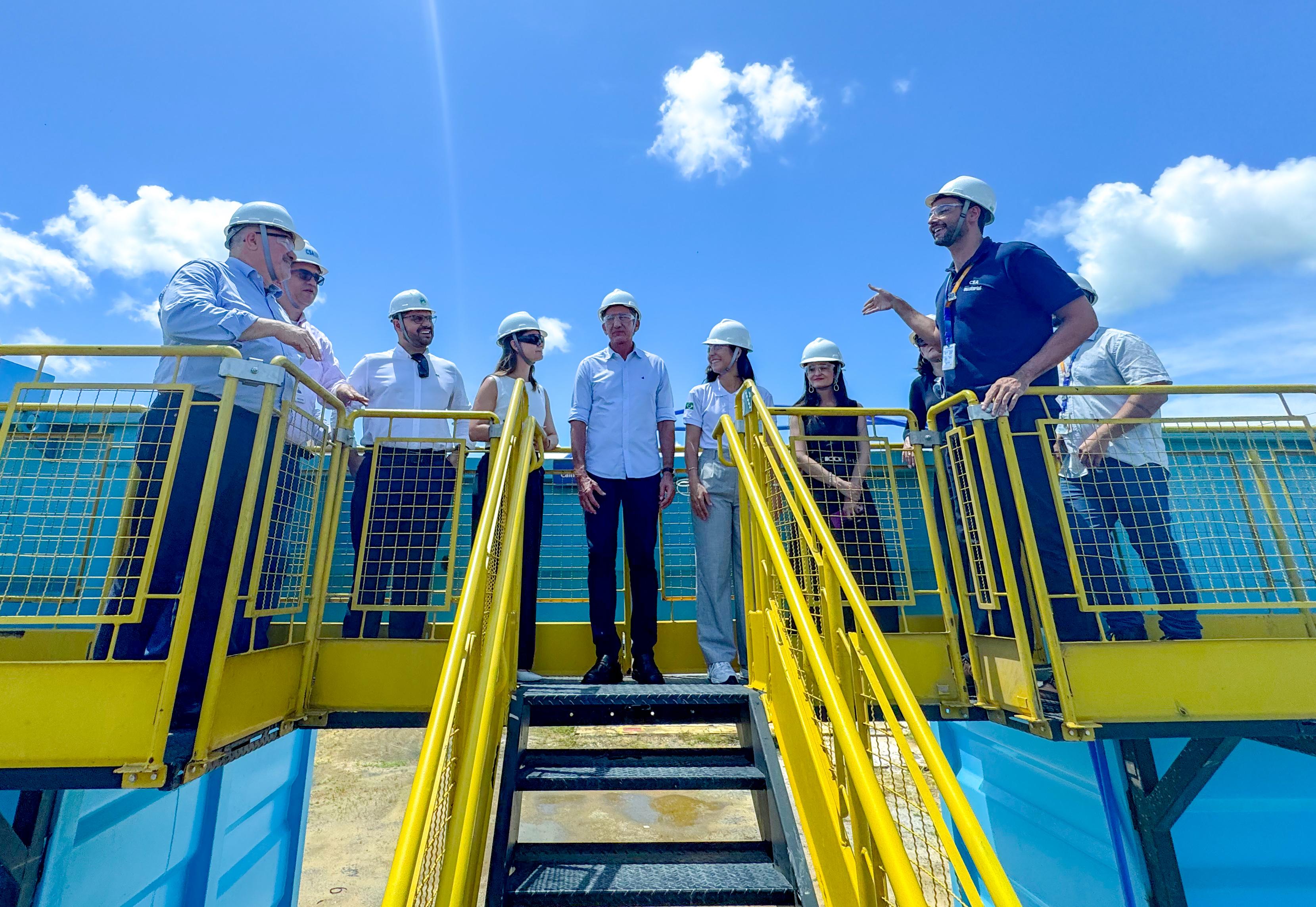 Arsap e Agência Nacional de Águas inspecionam ETA de Santana e destacam avanços do saneamento no Amapá
