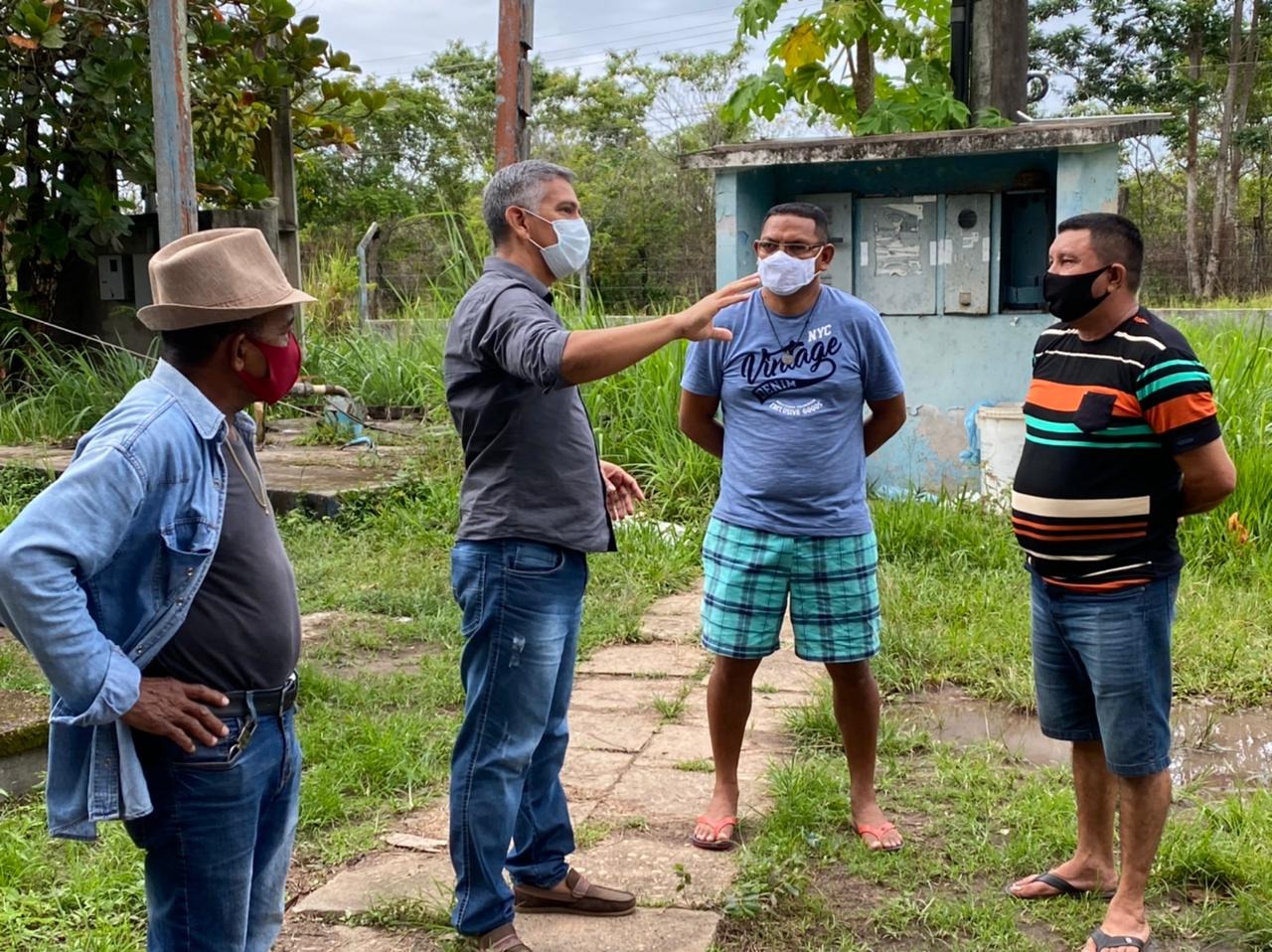 Caesa apresenta avanço na ativação de novo poço a líderes comunitários da Fazendinha