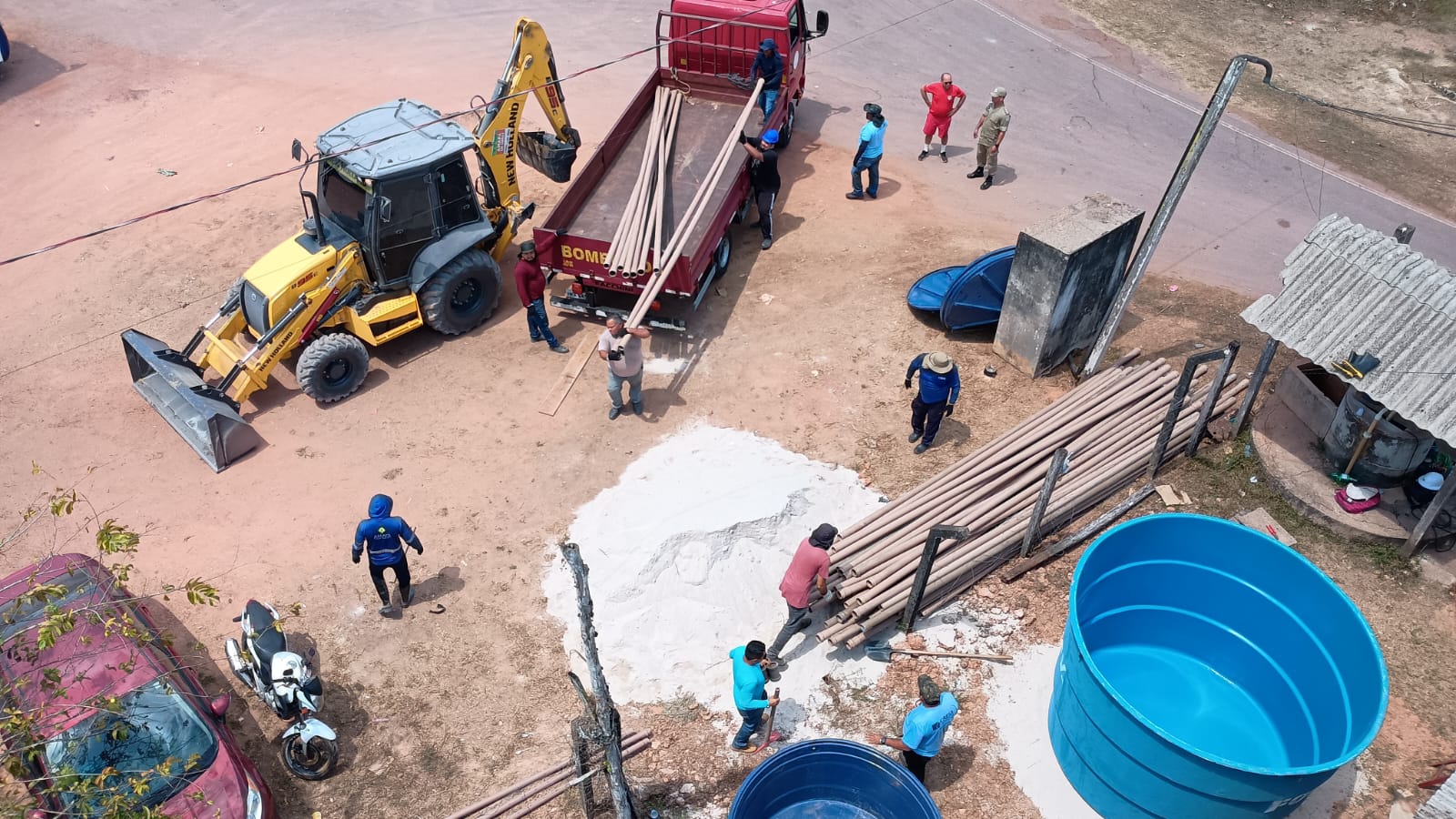 Ação emergencial da Caesa beneficia mais de 1,5 mil famílias com água potável no distrito de Anauerapucu, em Santana
