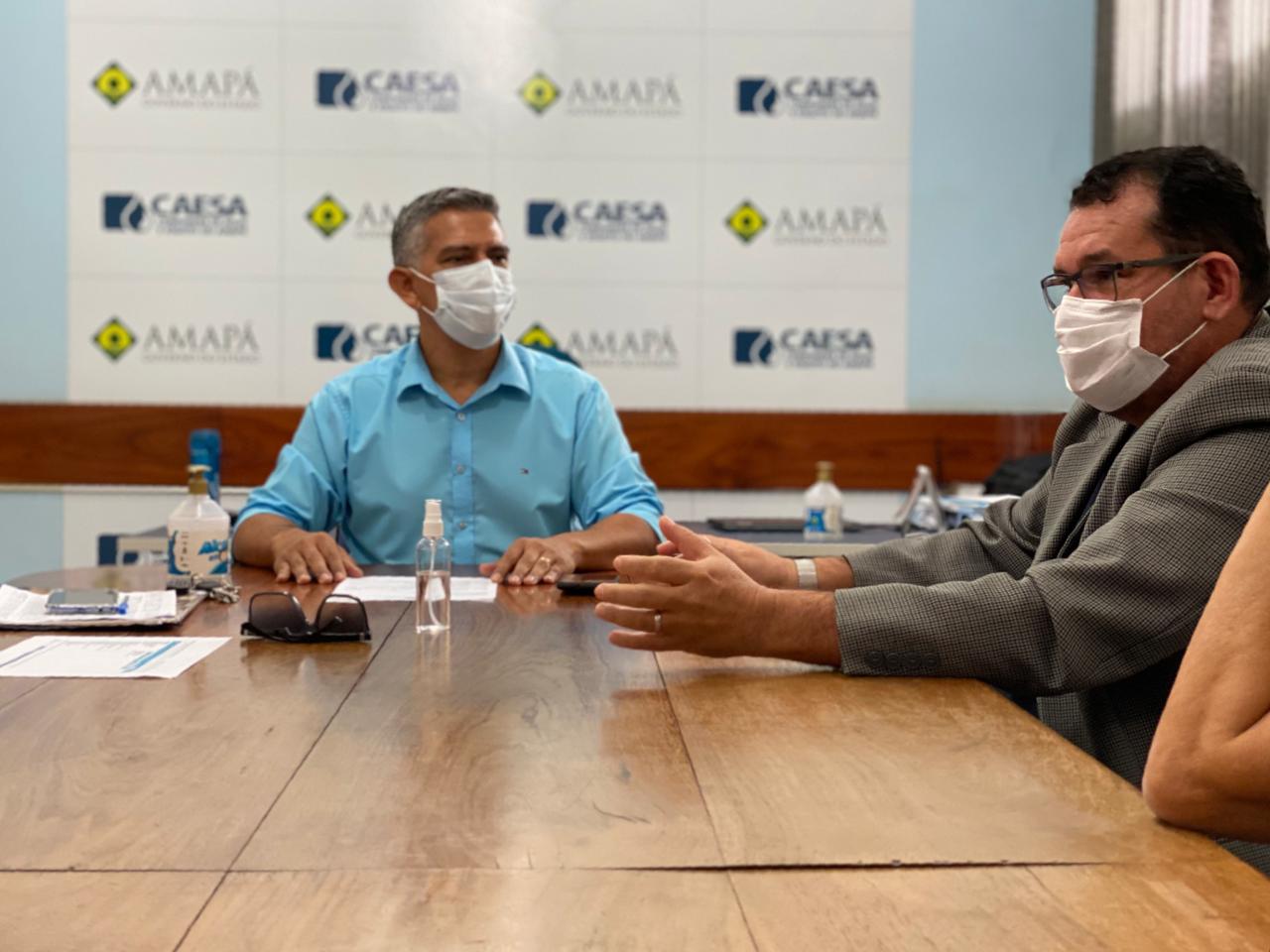 Caesa e Funasa alinham estratégias para conclusão de obras de saneamento no Amapá