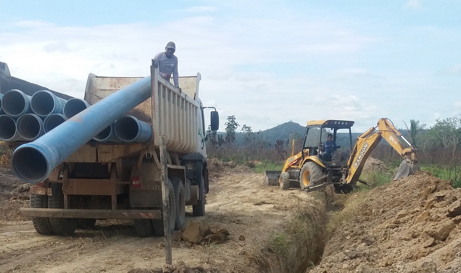 Governo amplia rede de abastecimento de água no município de Laranjal do Jari