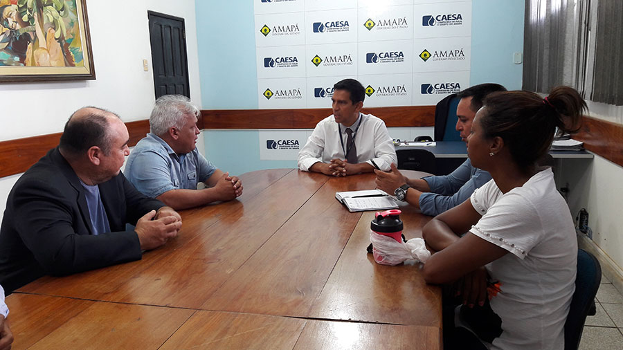 Caesa avança nas tratativas para construção de sistema de água tratada em Calçoene