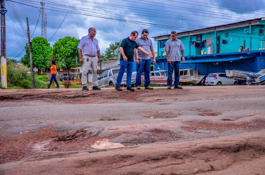 Governo fará obra de restauração na Rua Cláudio Lúcio Monteiro em Santana