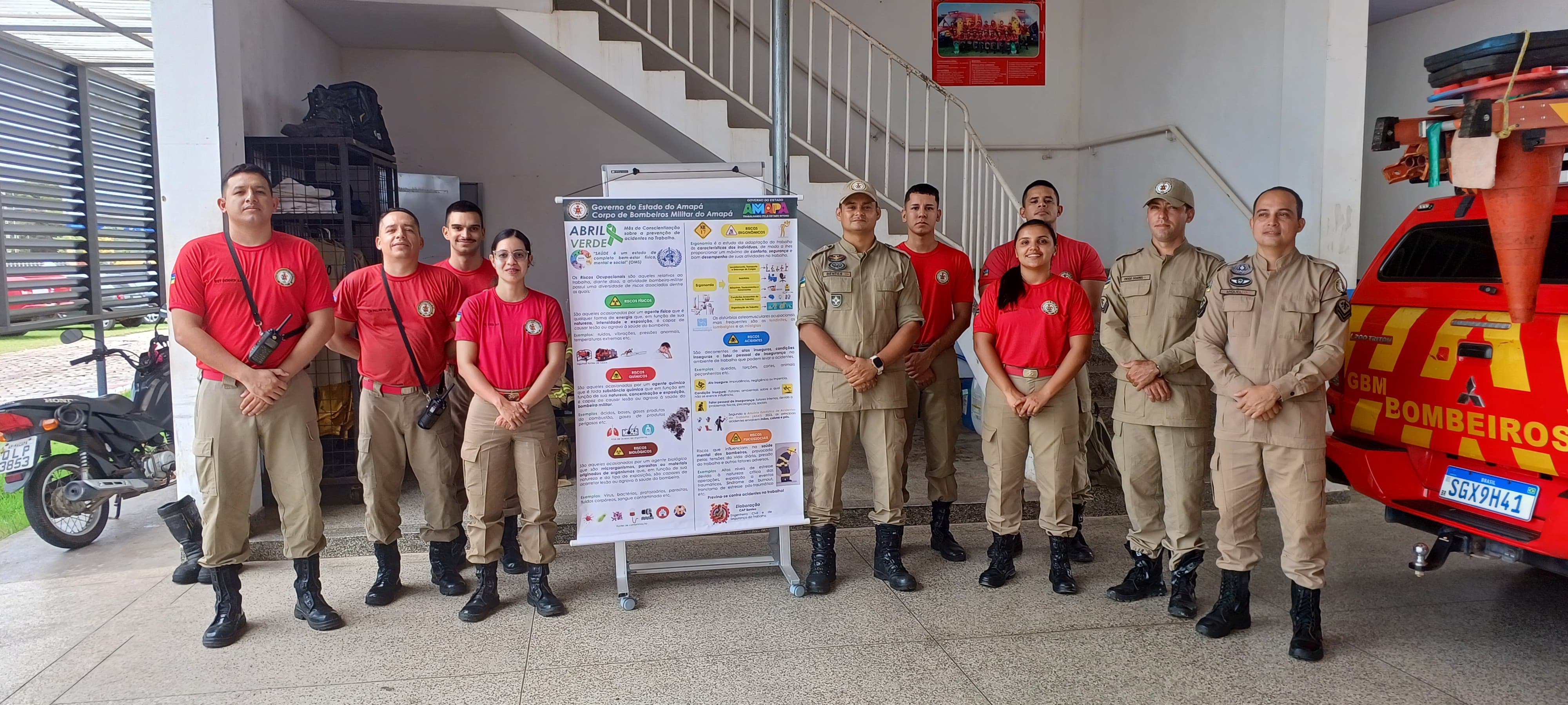 Bombeiros Militares do Amapá Intensificam Ações de Prevenção a Acidentes e Doenças Ocupacionais