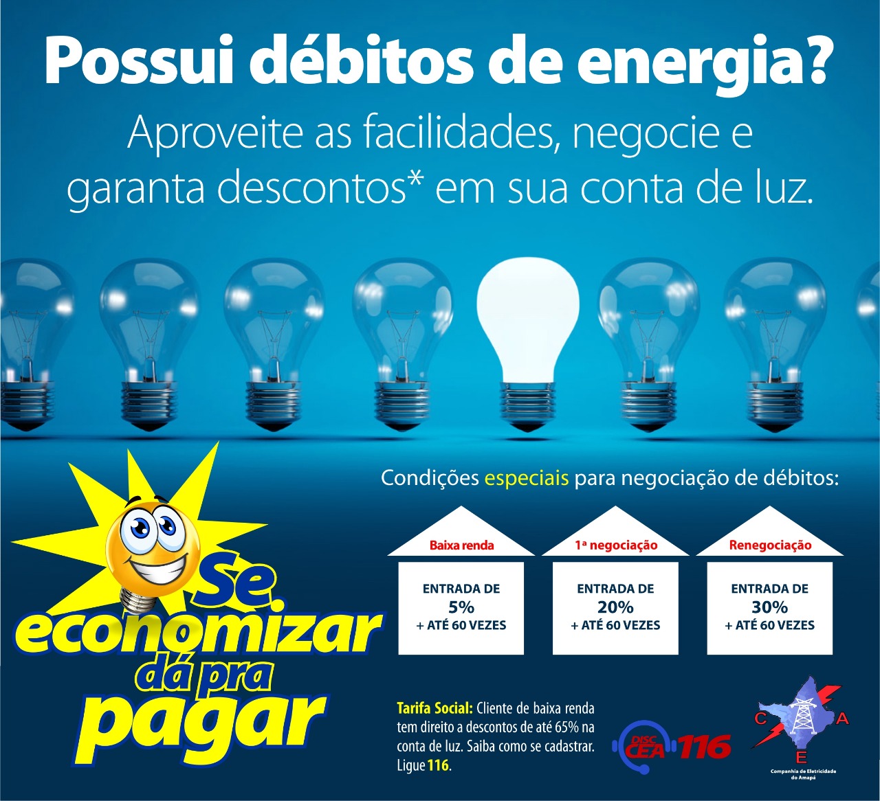 Débitos de energia?