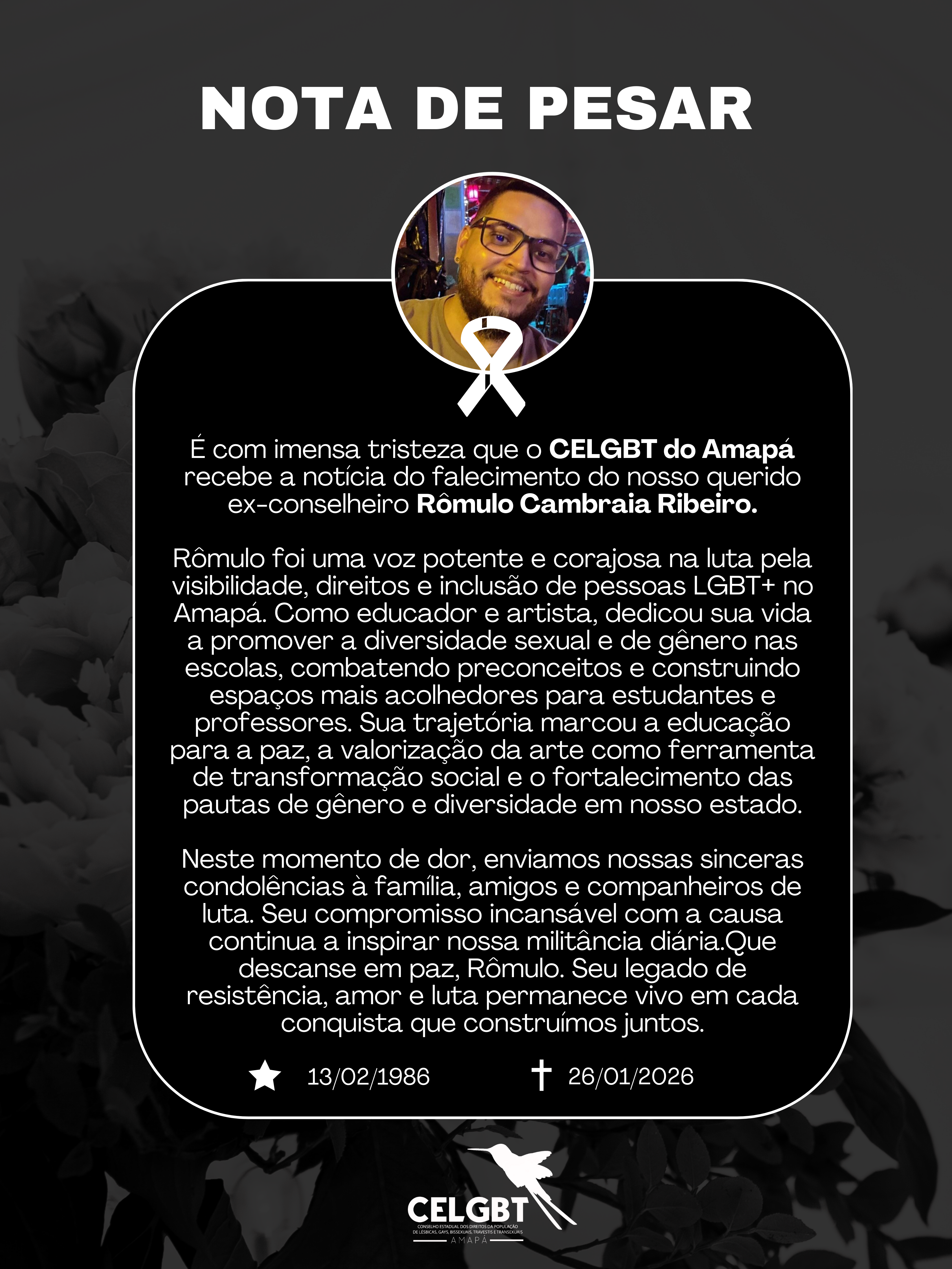 Nota de pesar