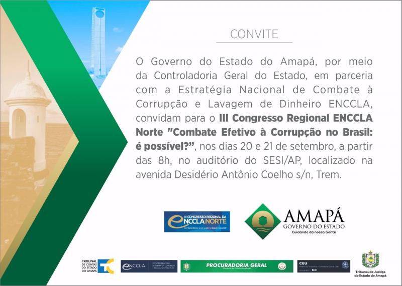 Combate à corrupção e lavagem de dinheiro no país é tema de congresso no Amapá