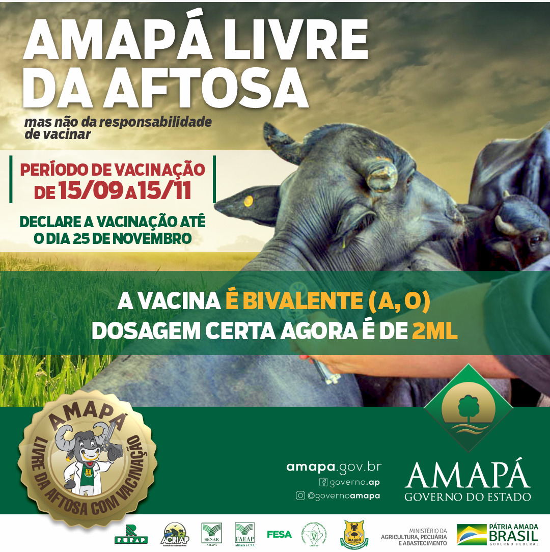 CAMPANHA DE VACINAÇÃO CONTRA FEBRE AFTOSA 2019