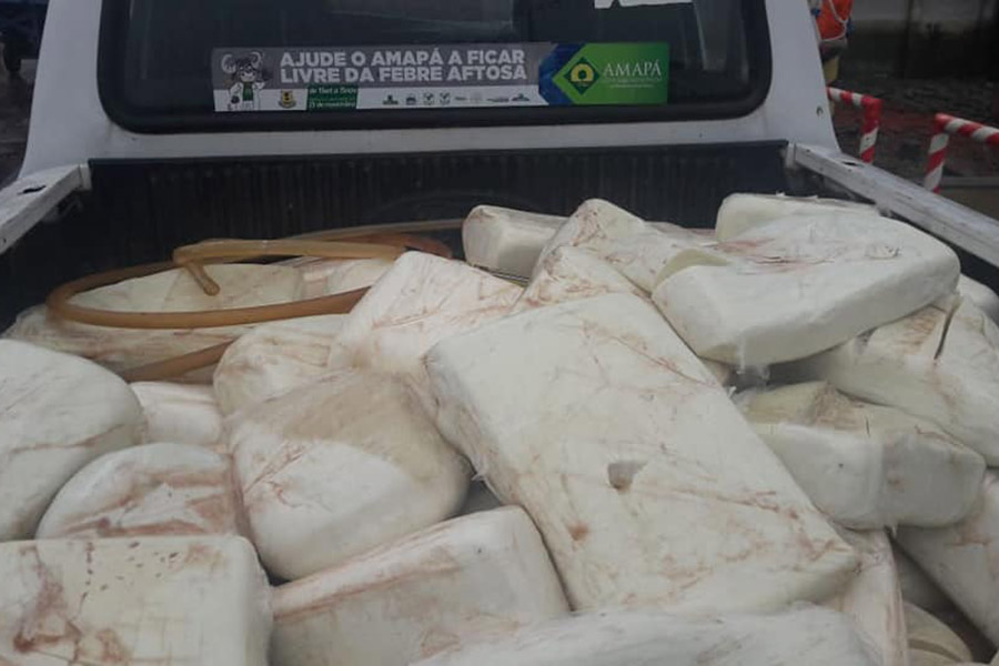 Batalhão Ambiental e Diagro apreendem mais de 450 quilos de queijo impróprios para consumo