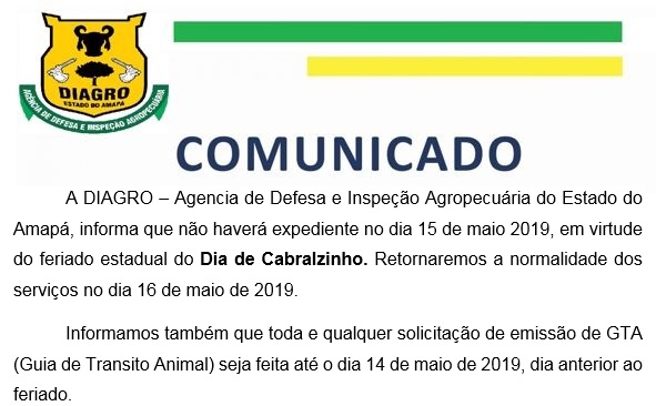 COMUNICADO