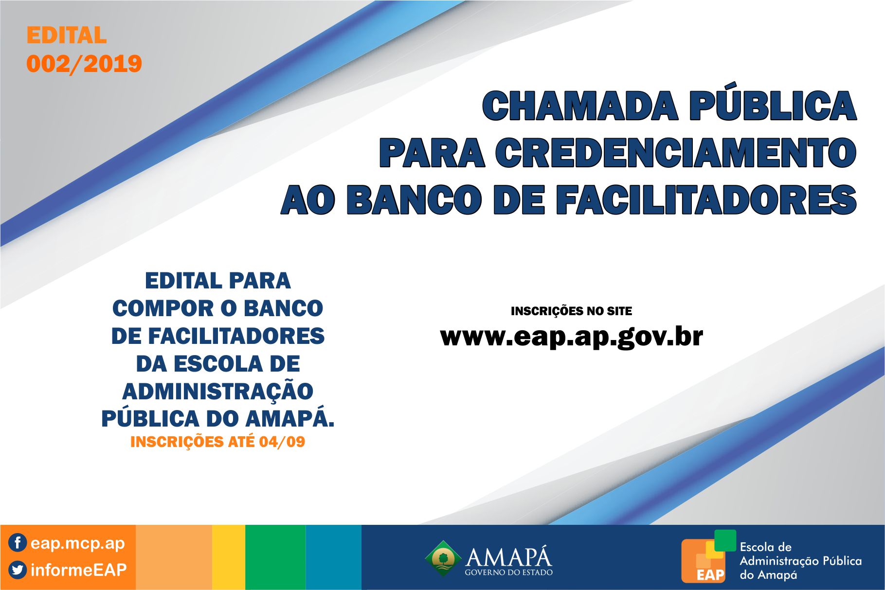 Chamada Pública para o Banco de Facilitadores da EAP