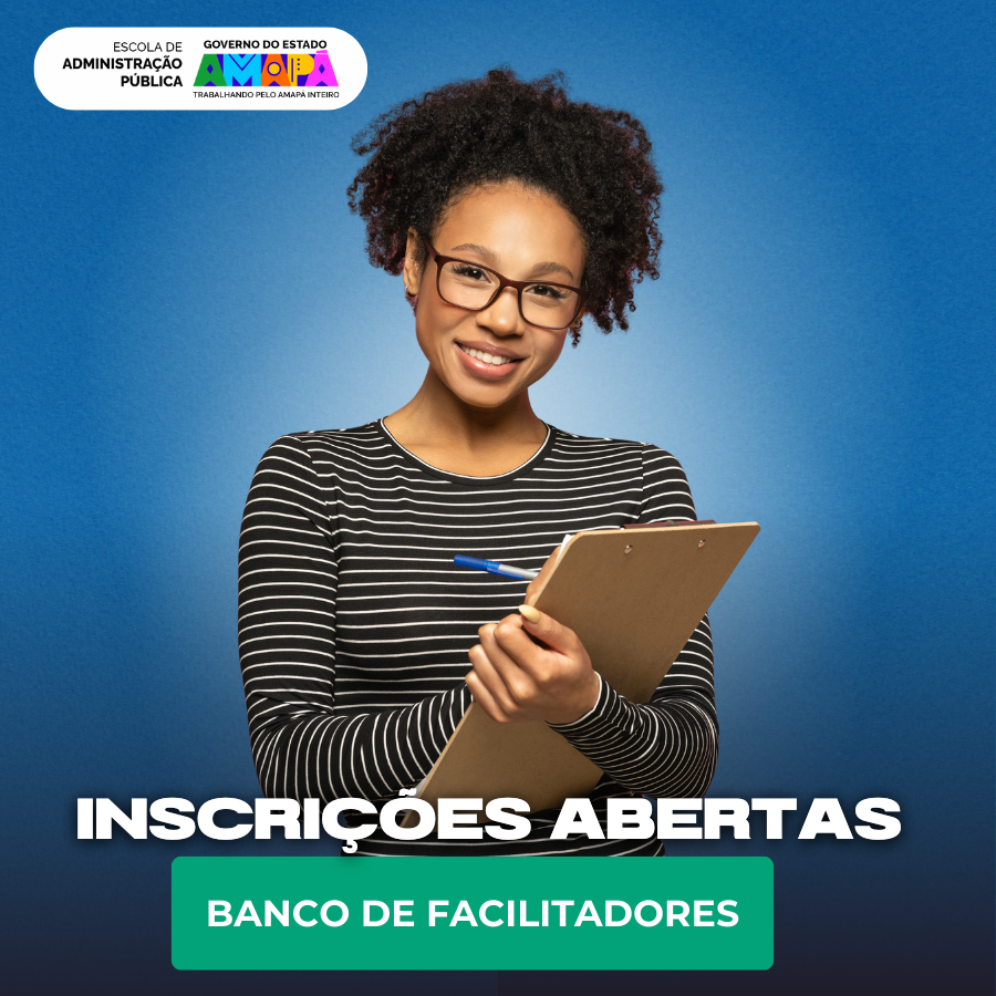 Novembro - Inscrições Abertas - Banco de Facilitadores