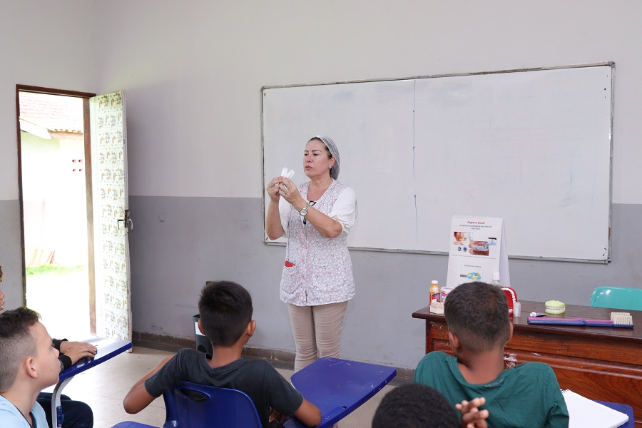 Na volta às aulas, escola quilombola do Governo do Amapá recebe alunos com ações de saúde e cidadania 