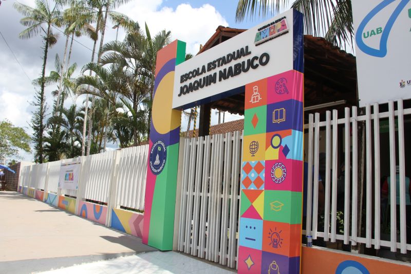 FOTOS: conheça a nova Escola Estadual Joaquim Nabuco, entregue pelo Governo do Amapá em Oiapoque