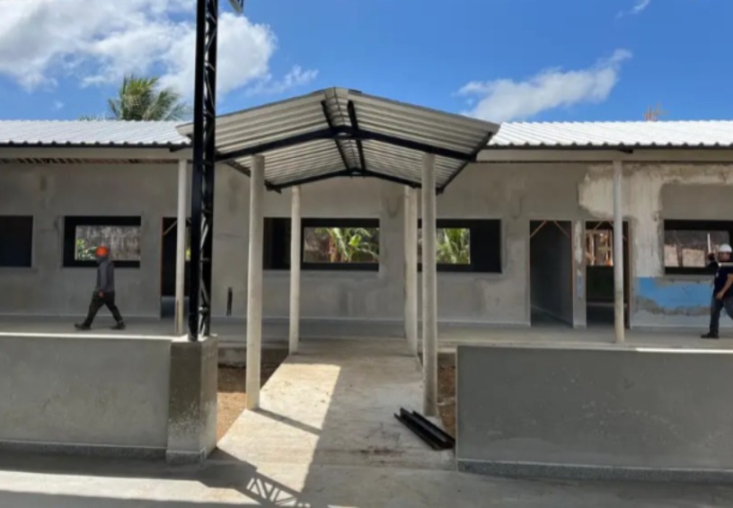 Governo do Amapá inicia nova etapa na reforma e ampliação da Escola Estadual Catarina Dantas Tiburcio, em Santana