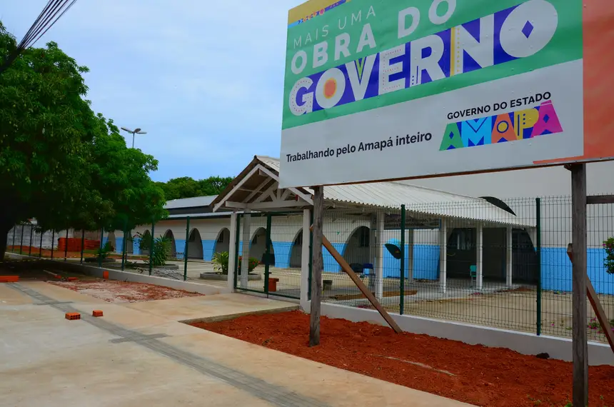 Governo do Estado entra na reta final da obra da Escola Estadual Antônio Cordeiro Pontes, em Macapá