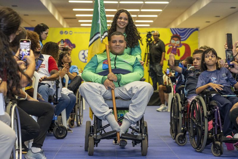 Delegação amapaense participa da abertura das Paralimpíadas Escolares, em São Paulo