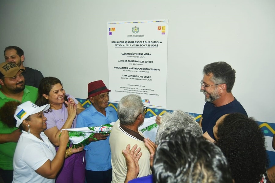 Governador Clécio Luís entrega Escola Estadual Vila Velha do Cassiporé reconstruída à comunidade de Oiapoque