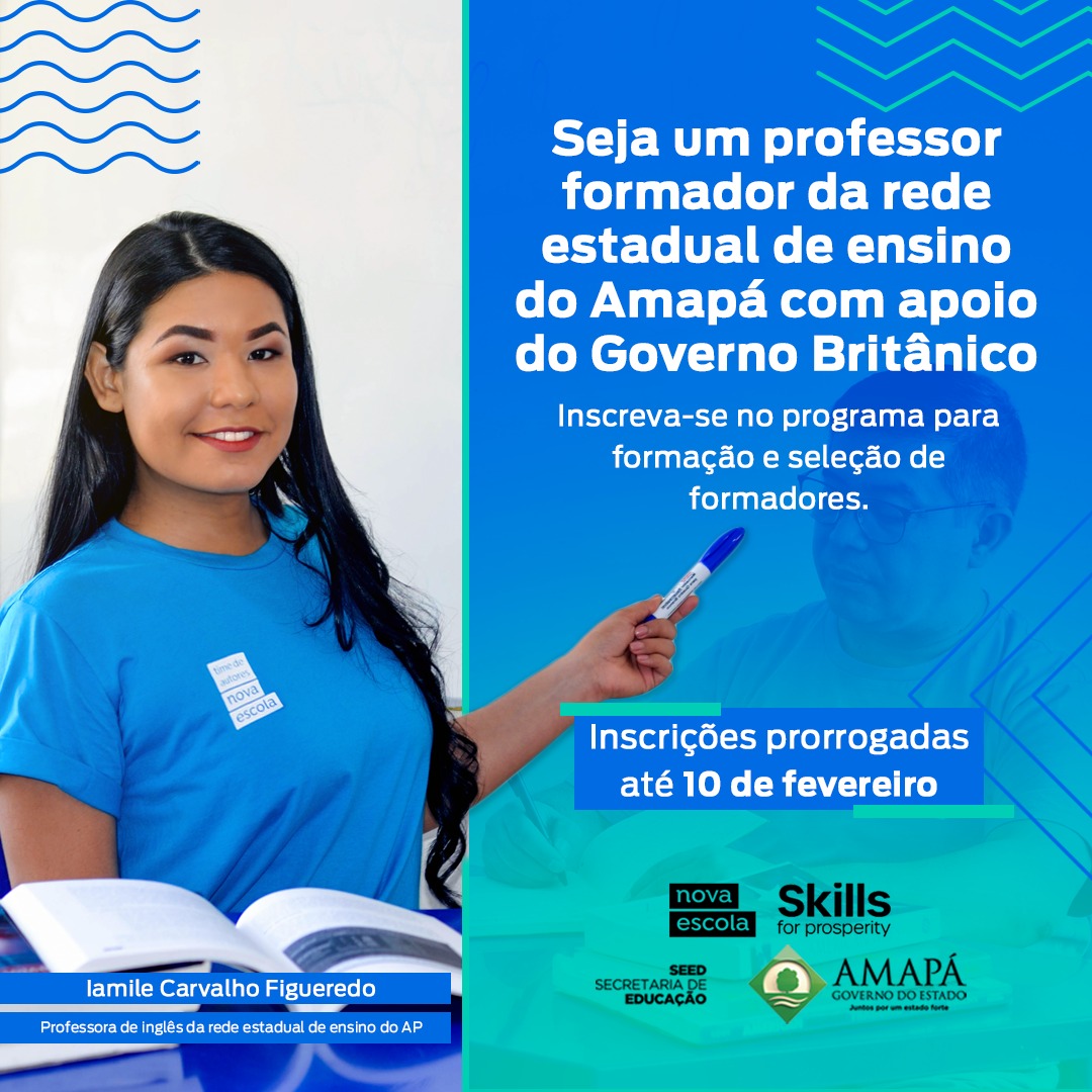 Inscrições para formação de professores de língua inglesa do Amapá são prorrogadas